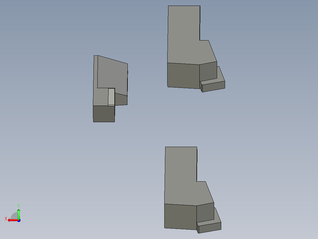 基于PROE平台的立式双轴缸孔半精镗机床总体及刀具设计后视图