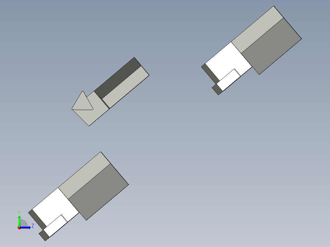 基于PROE平台的立式双轴缸孔半精镗机床总体及刀具设计左视图