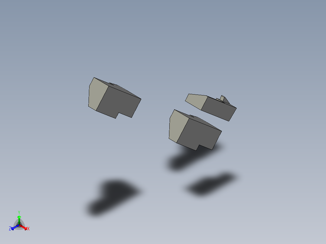 基于PROE平台的立式双轴缸孔半精镗机床总体及刀具设计正等轴测图