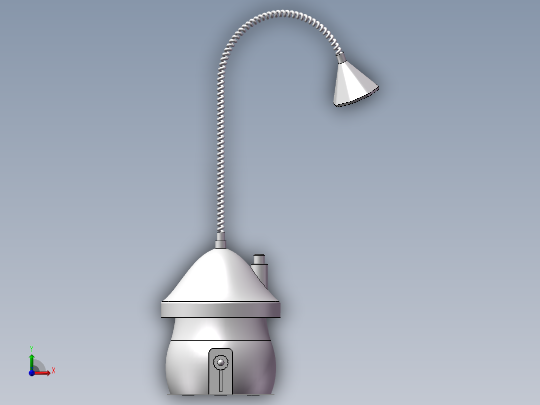 A练习——充电小灯前视图