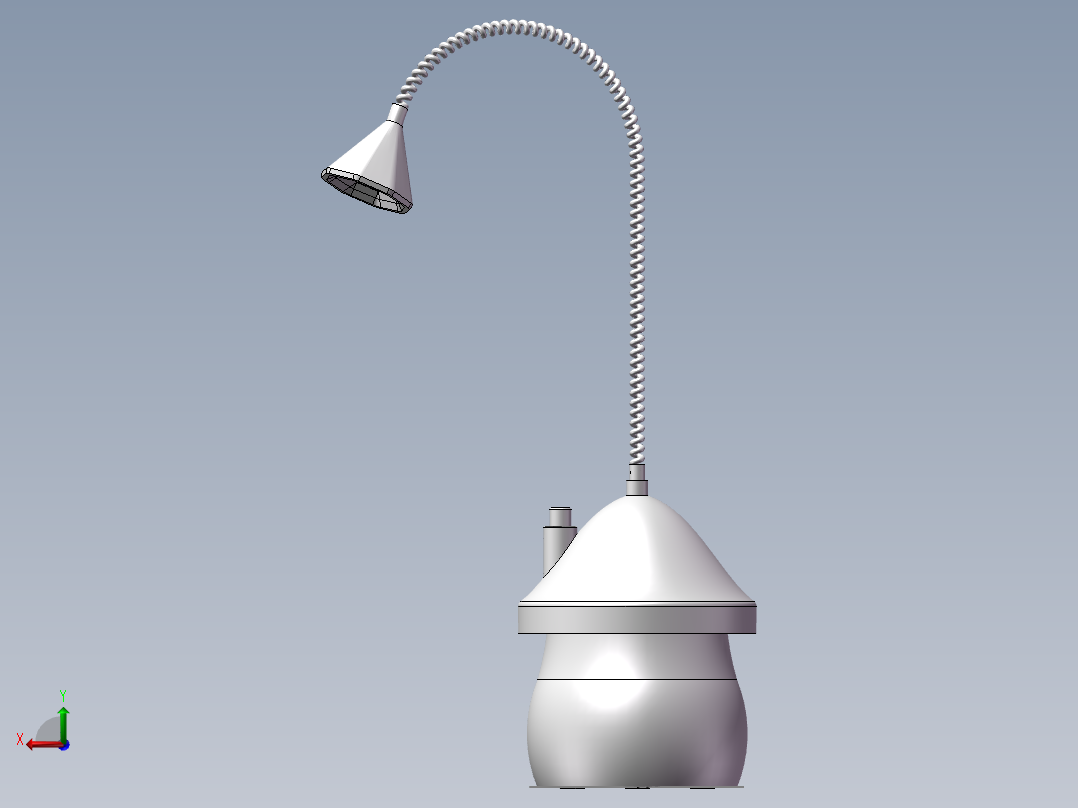 A练习——充电小灯后视图