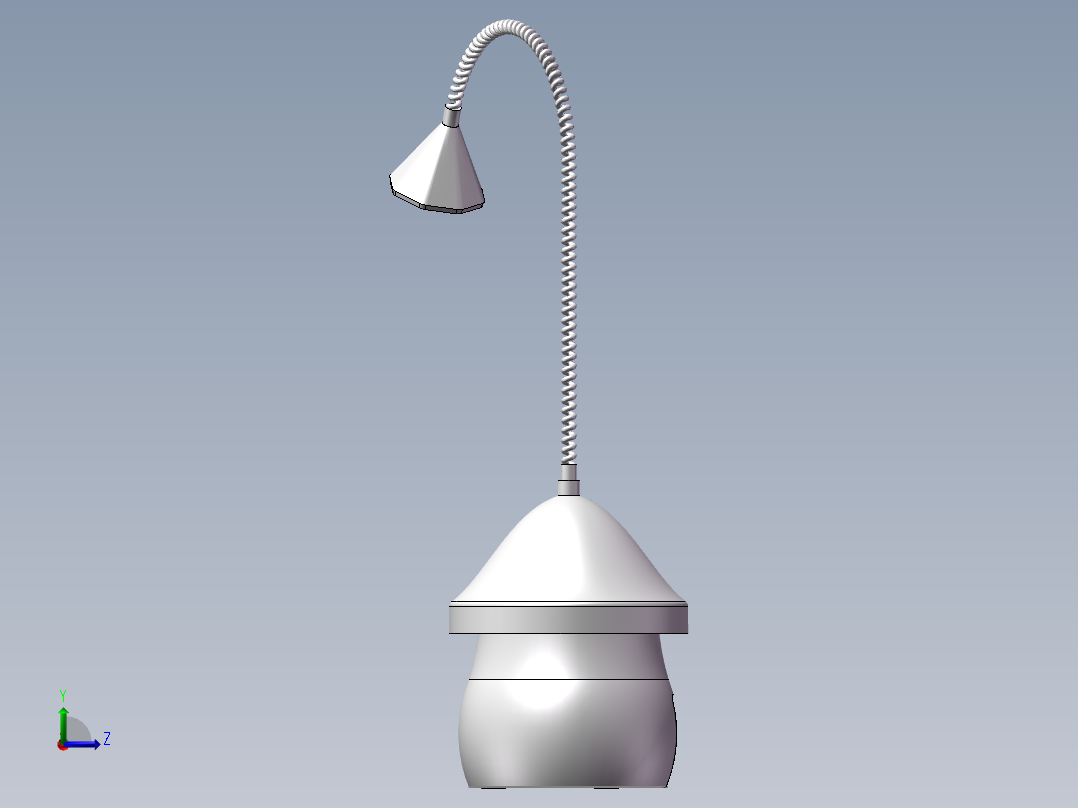 A练习——充电小灯左视图