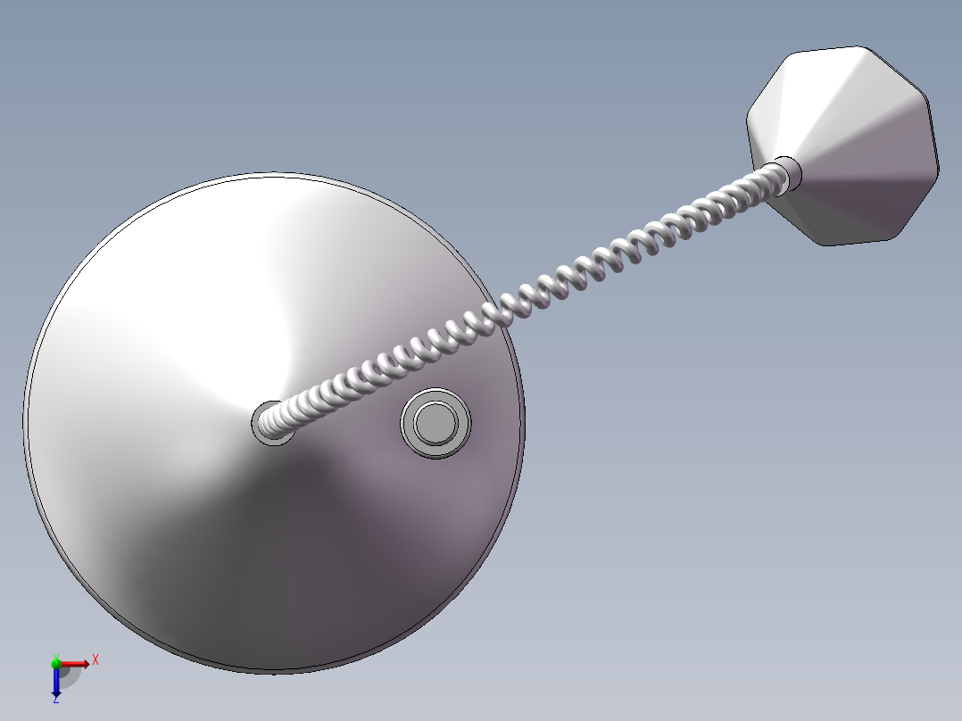 A练习——充电小灯俯视图