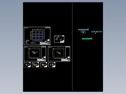 旋转台 有部件图有组装图全套