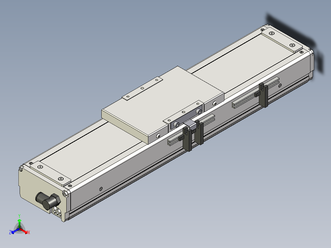 Toyo东佑达直线模组-ECH10-150-M主视图