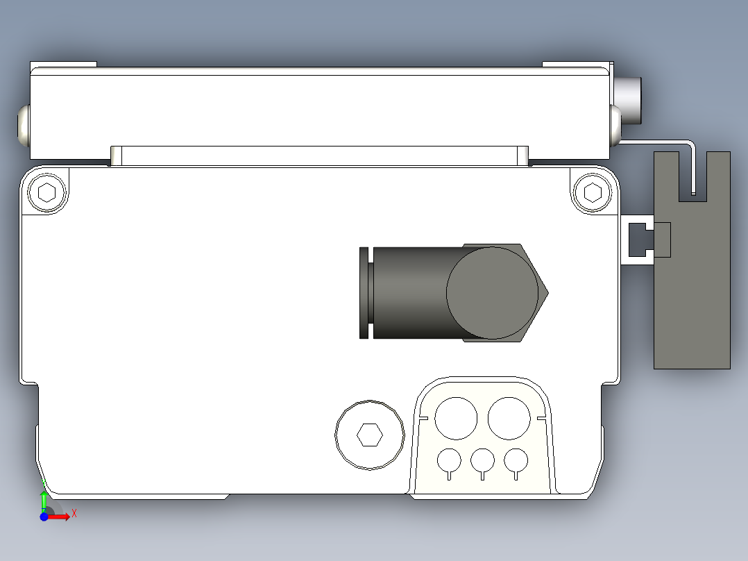 Toyo东佑达直线模组-ECH10-150-M前视图