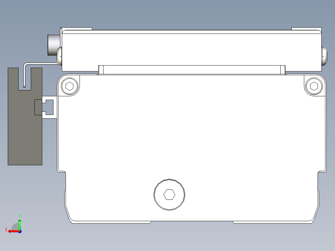 Toyo东佑达直线模组-ECH10-150-M后视图