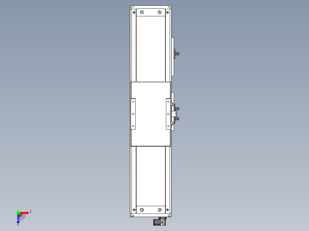 Toyo东佑达直线模组-ECH10-150-M俯视图