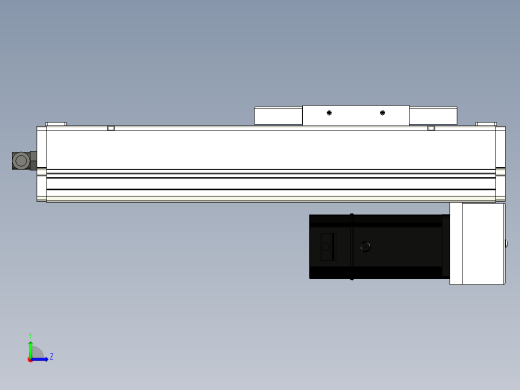 Toyo东佑达直线模组-ECH14-150-BM-200W+煞車左视缩略图