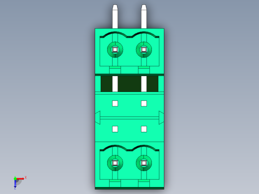 DEGSON 2EDG 系列 5.08mm 可插拔接线端子组-2EDGRH-5.08-04P-14-00AH俯视缩略图