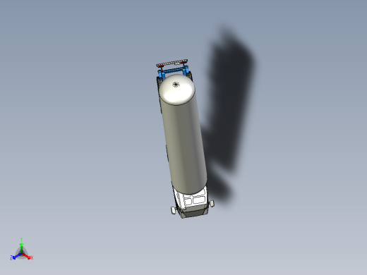 34-液化天然气卡车 3d模型图纸