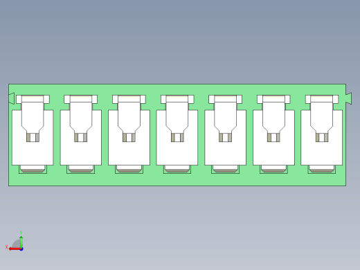 PCB Terminal Block 7 DEG381-3.5后视缩略图