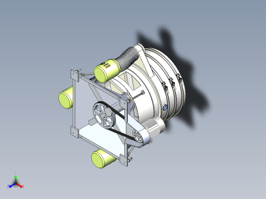 圆形摇摆筛三维SW模型