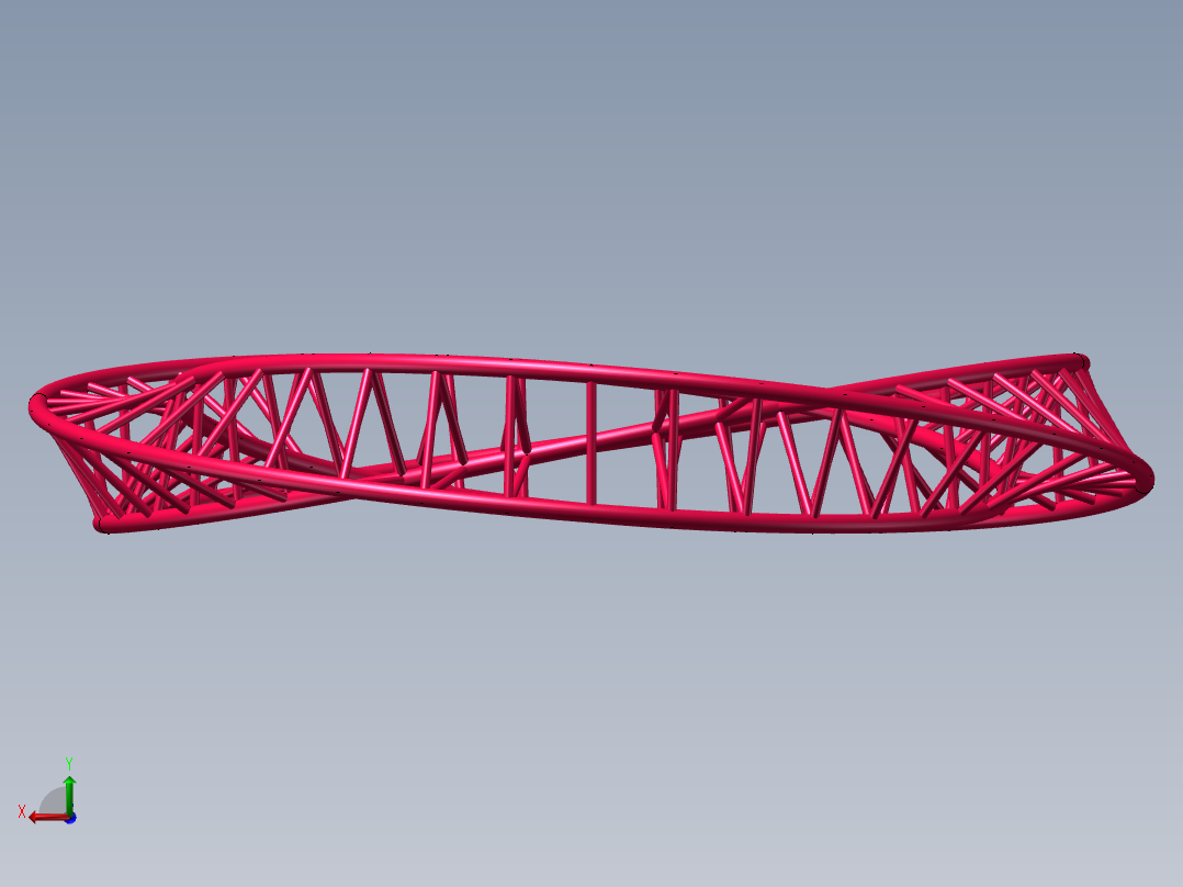 莫比乌斯环实例后视图