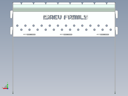 由 1.5 毫米板材制成的可折叠烤架后视缩略图