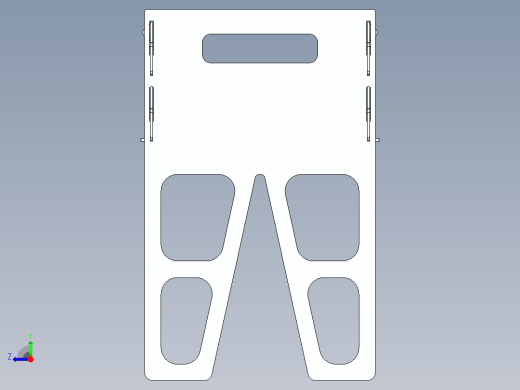 由 1.5 毫米板材制成的可折叠烤架右视缩略图