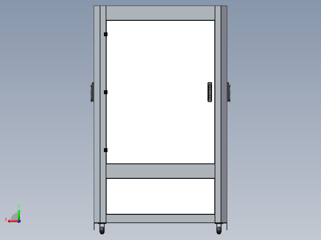 一款电气柜外观结构设计1245531后视图