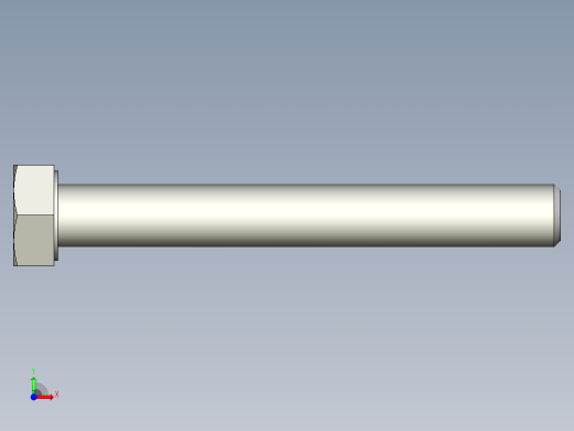 螺钉-DIN_931-M5x0.8x40.stp前视缩略图