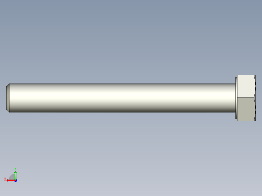 螺钉-DIN_931-M5x0.8x40.stp后视缩略图