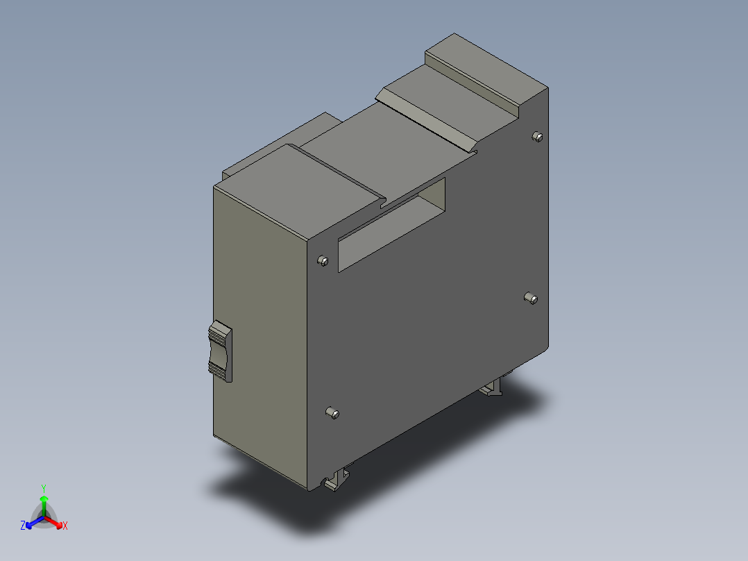 基恩士KV-H40S_kc图纸模型主视图