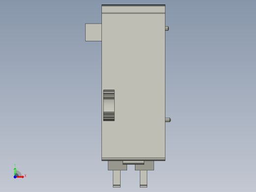 基恩士KV-H40S_kc图纸模型前视缩略图