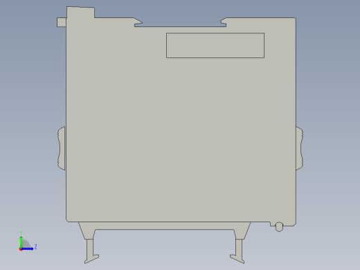 基恩士KV-H40S_kc图纸模型左视缩略图