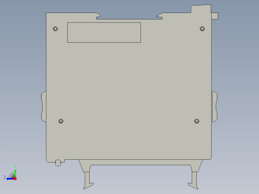 基恩士KV-H40S_kc图纸模型右视缩略图