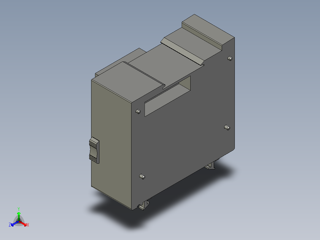 基恩士KV-H40S_kc图纸模型正等轴测图