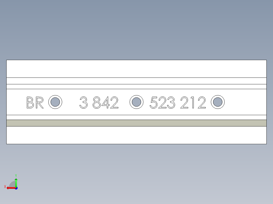 型材-BR 8MM FLAT-TEE SLIDER KJN523212后视图