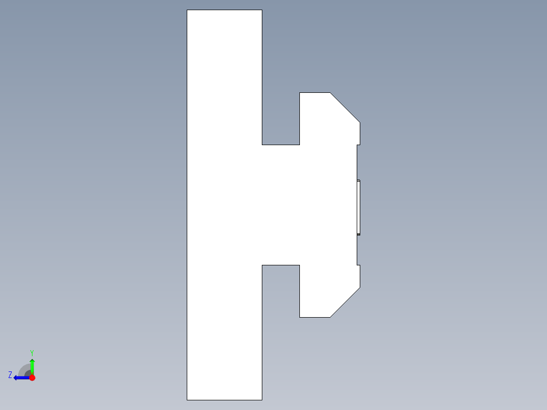 型材-BR 8MM FLAT-TEE SLIDER KJN523212右视图