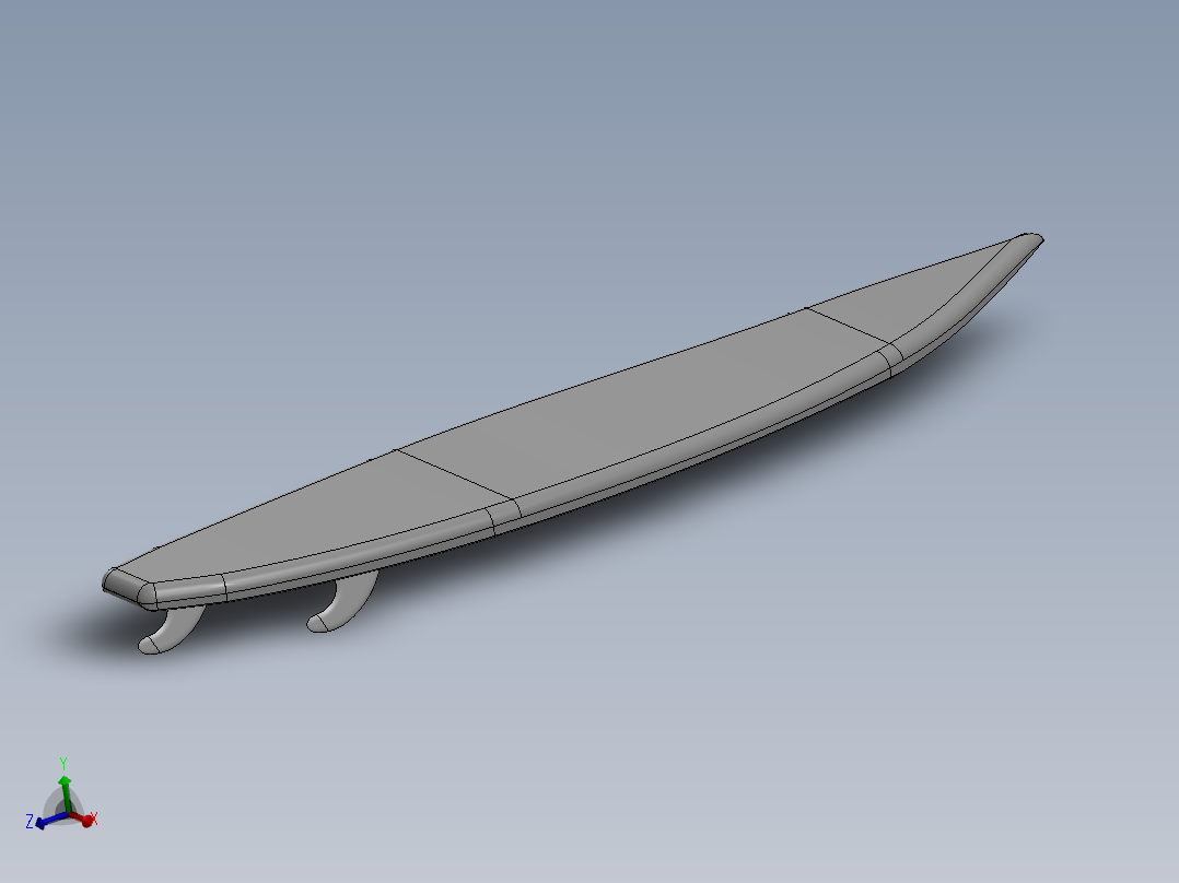 冲浪板17主视图