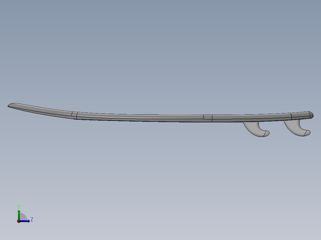 冲浪板17左视图