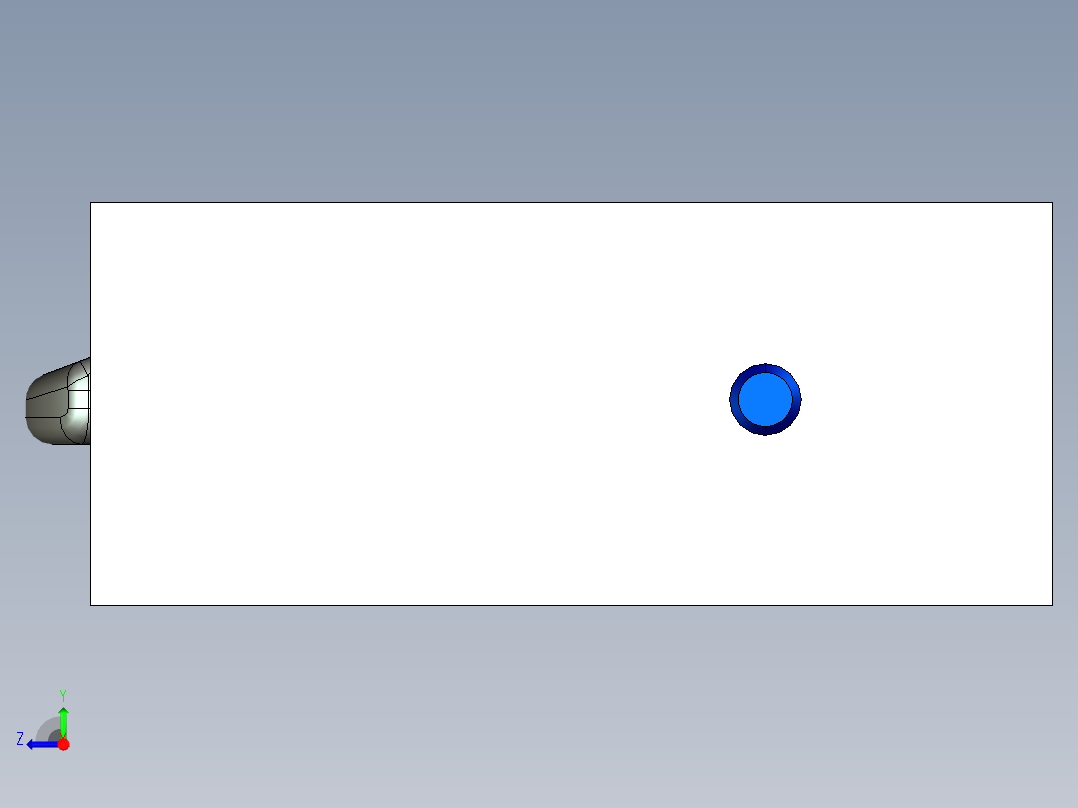 把手铣面夹具右视图