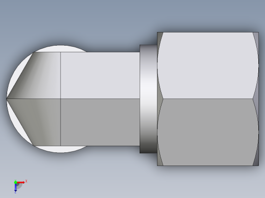 卡套式工业通用硬管接头EO_Male_stud_elbow_WE14SRCF俯视缩略图