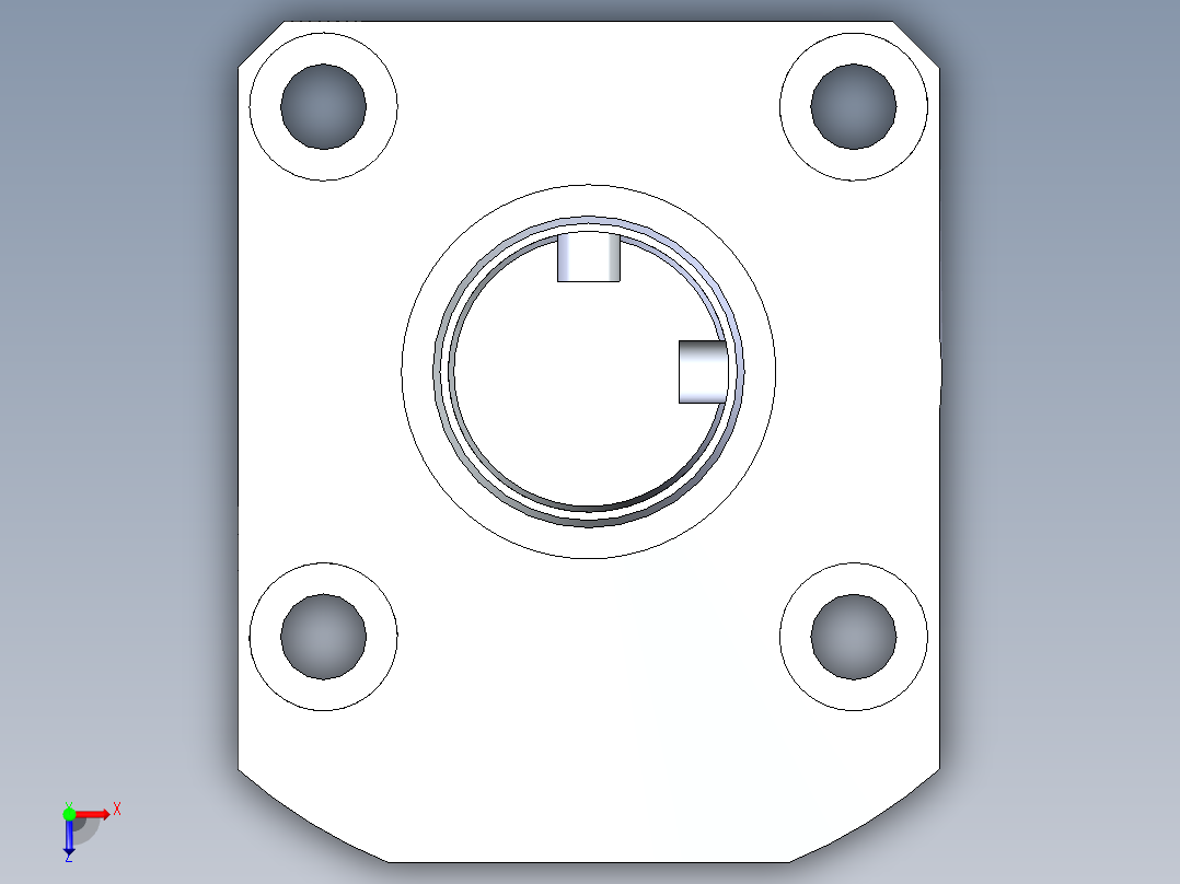 KOSMEKLT0400-SL-F多系列多零件图纸模型多系列多零件图纸模型俯视图