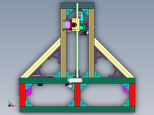 高速与精度架构开源3D打印机前视缩略图