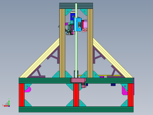高速与精度架构开源3D打印机后视缩略图
