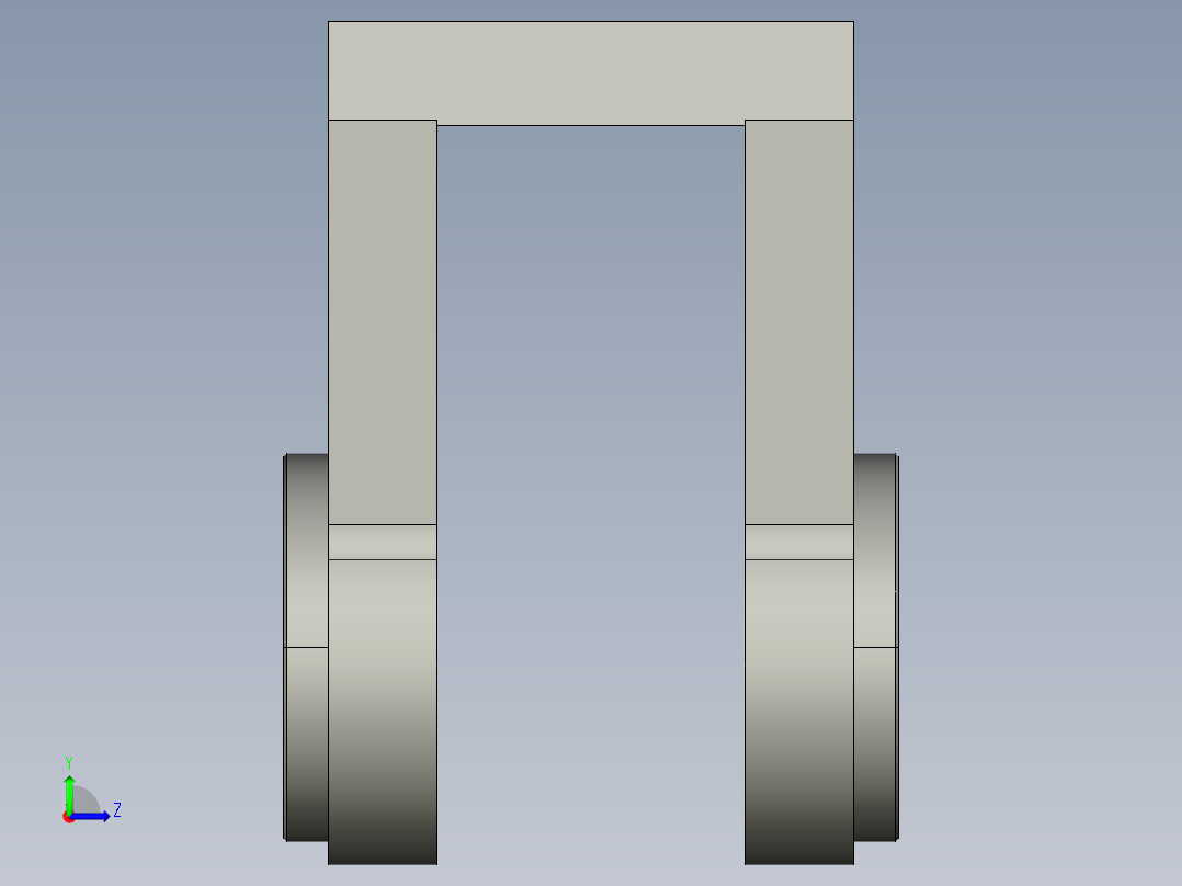 德克斯TUNKERS气缸数模A10_SCHWENKTRAVERSE_234936左视图