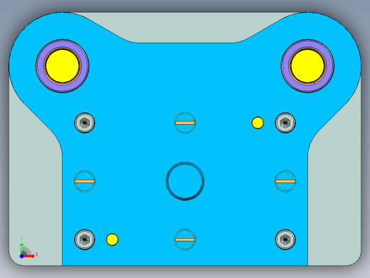 JX685-U型 U形 弯曲件的冲压模具设计【三维proe】前视缩略图