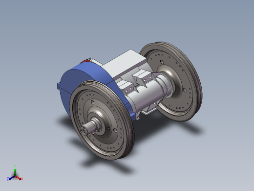 HXD3轮对抱轴电机齿轮箱