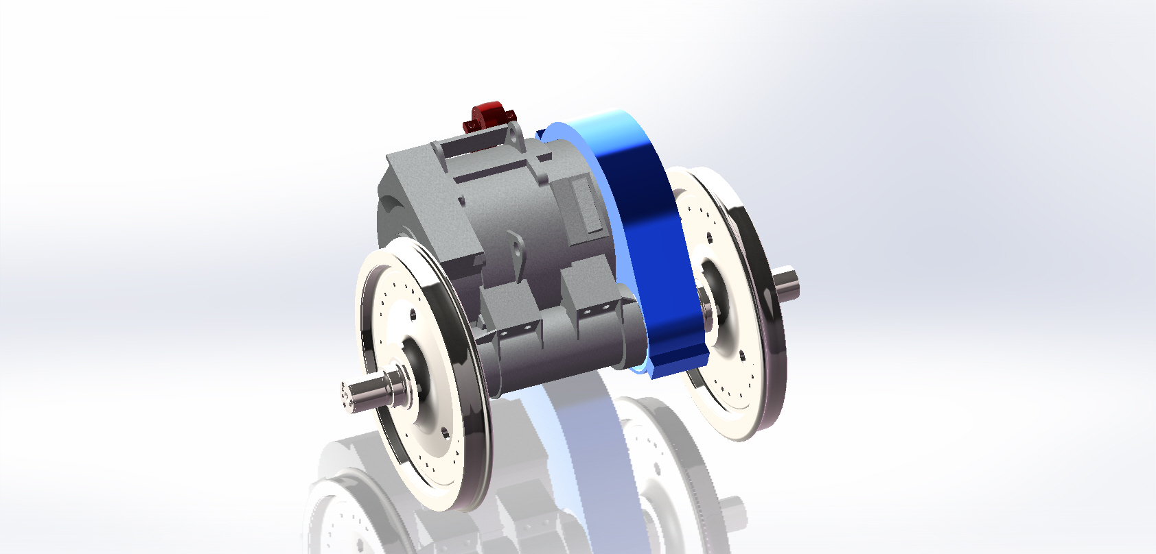 HXD3轮对抱轴电机齿轮箱