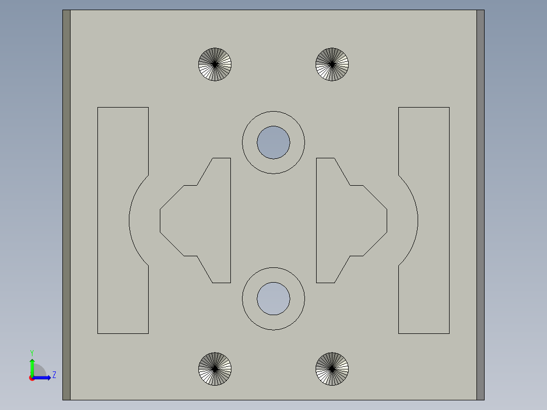 旋转气爪PRD16-60D左视图