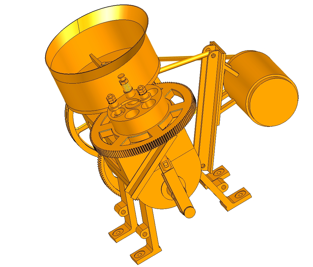 制育秧钵机原创UG三维+二维资源