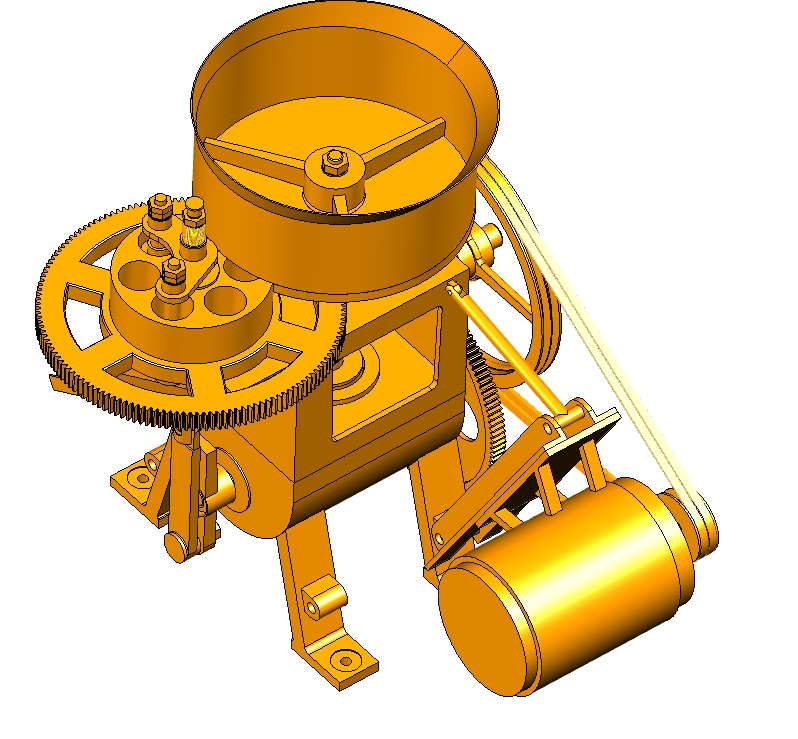 制育秧钵机原创UG三维+二维资源