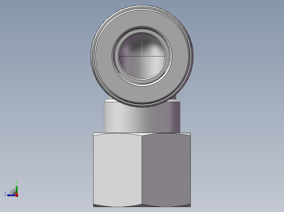 螺纹弯通APLF10-G02（2分10厘内螺纹）右视图