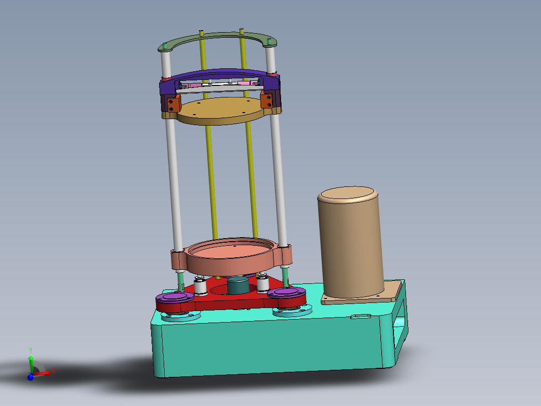 标准振筛机构三维SW带参