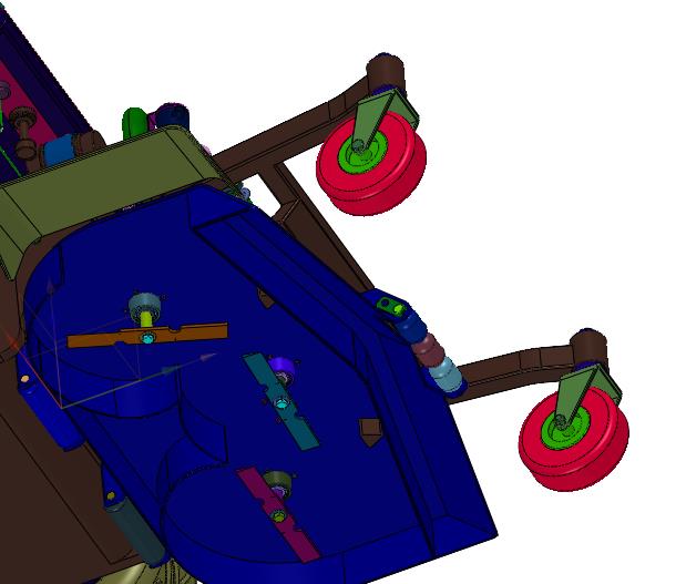 站立全地形橡胶轮除草机