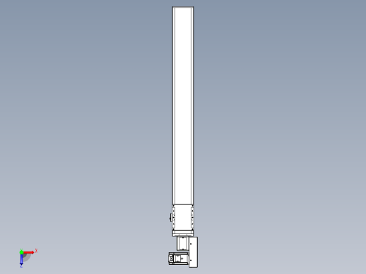 同步带全封闭直线模组TPA-HCB-105D-90-L900-MR-C-P20-N3俯视缩略图