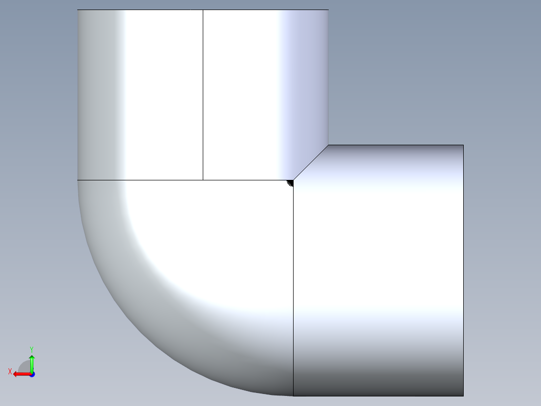 CPVC管件05-Sch80_90Elbow_SxS_9806-012 _1.25in后视图