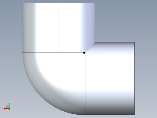 CPVC管件05-Sch80_90Elbow_SxS_9806-012 _1.25in后视缩略图